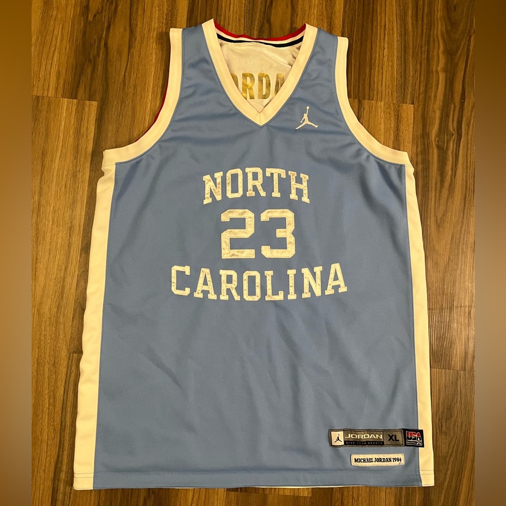 Vintage Michael Jordan Reversible North Carolina/Team USA Jersey XL